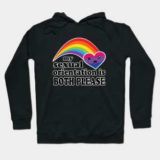 My Sexual Orientation Is Both Please Bisexual Pride Hoodie